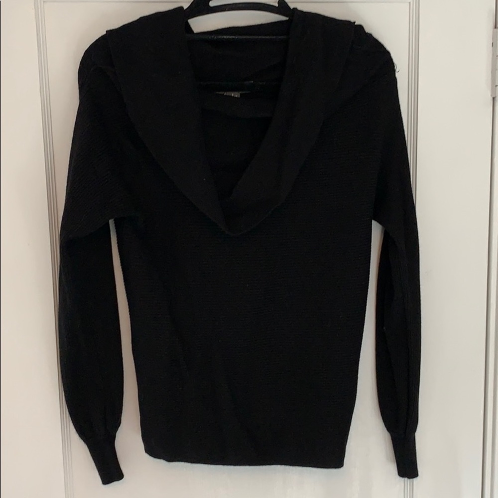 Primark off the shoulder black top small